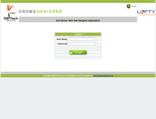 Tablet Screenshot of designer.dbti.in